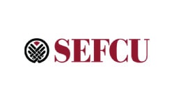 SEFCU logo, red text and emblem.