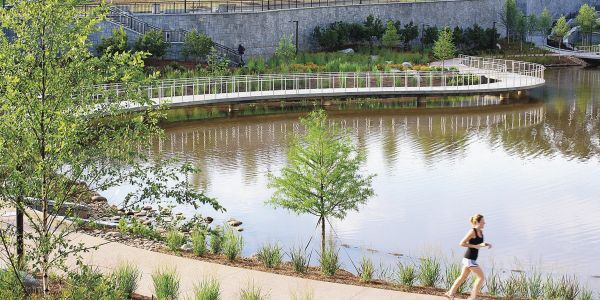 A surge in giving powered Atlanta's "BeltLine" project and other causes. (Photo credit: Keith Philpott for HDR)